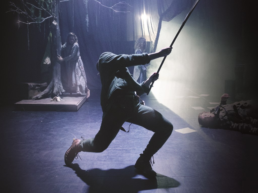 Promotional image for Macbeth live, playing at Seymour Centre