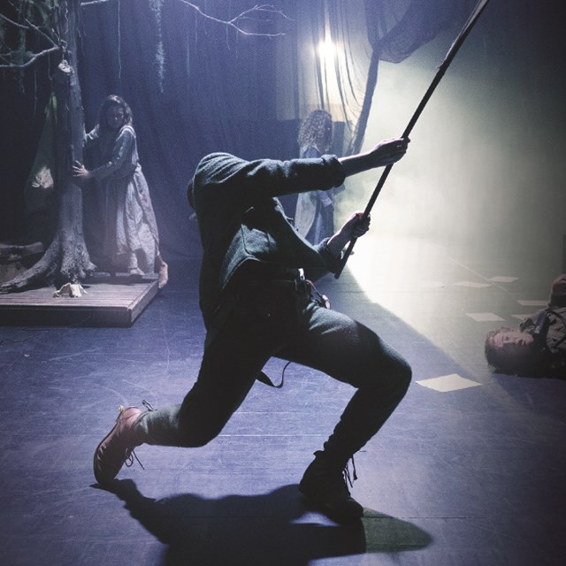 Promotional image for Macbeth live, playing at Seymour Centre