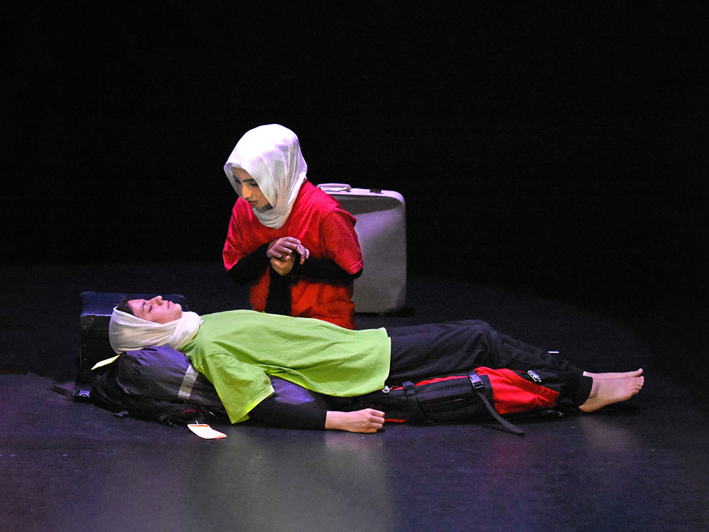 Promotional image for “Refugees Diaries”, playing at Seymour Centre