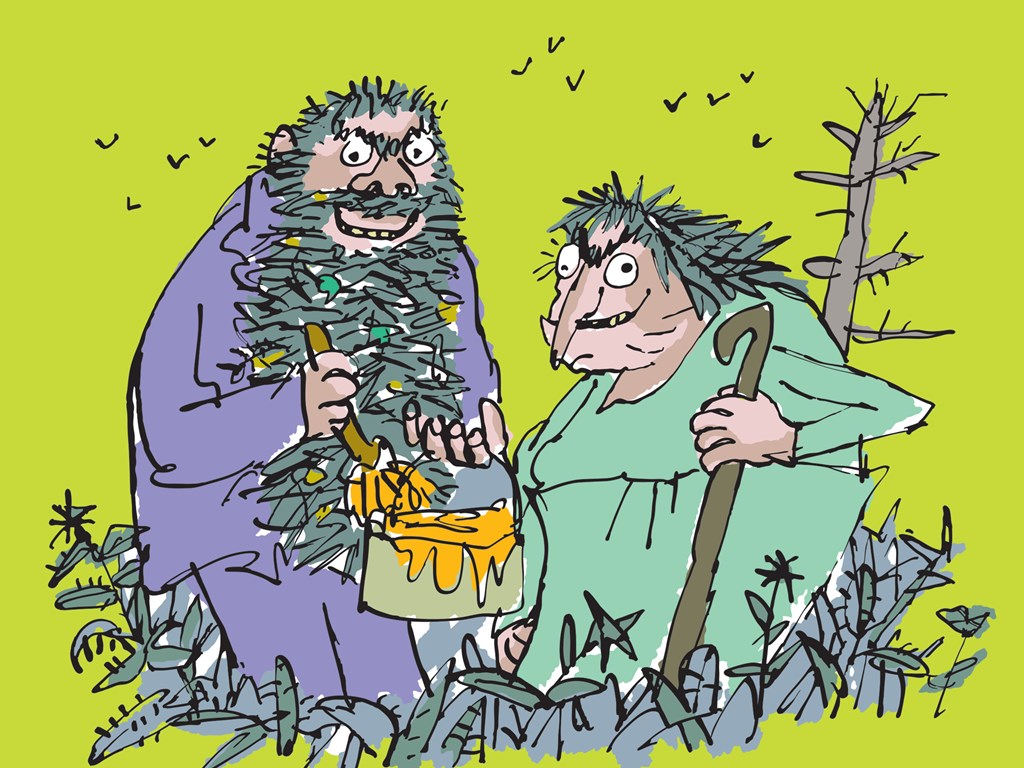 Promotional image for Roald Dahls The Twits, playing at Seymour Centre